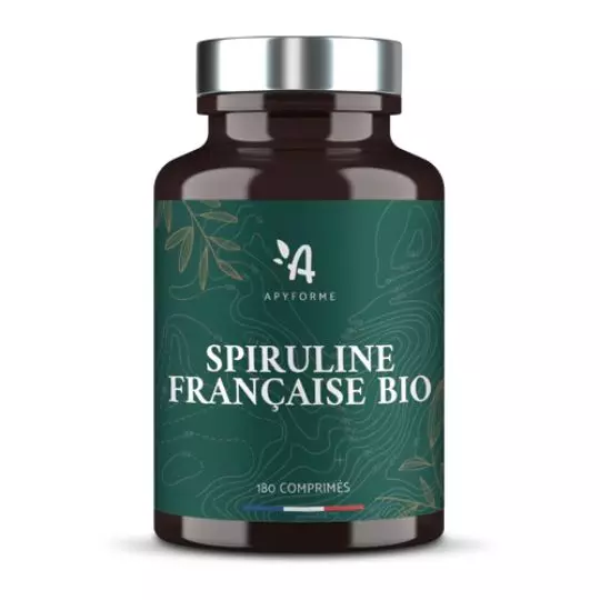 complément spiruline bio française apyform 60 gélules