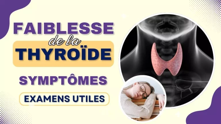 hypothyroïdie symptômes examens utiles